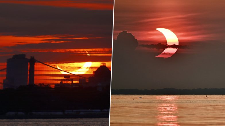 Solar Eclipse 2021 First Photos: 'Ring of Fire' is Now Visible in Several Countries; Netizens' Share Mind-Blowing Pictures of the Celestial Event