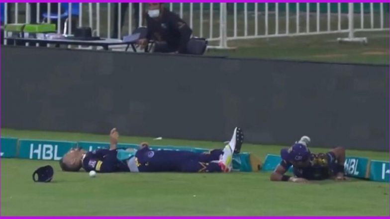 Faf du Plessis Taken to Hospital After Colliding With Mohammad Hasnain During Quetta Gladiators vs Peshawar Zalmi (Watch Video)