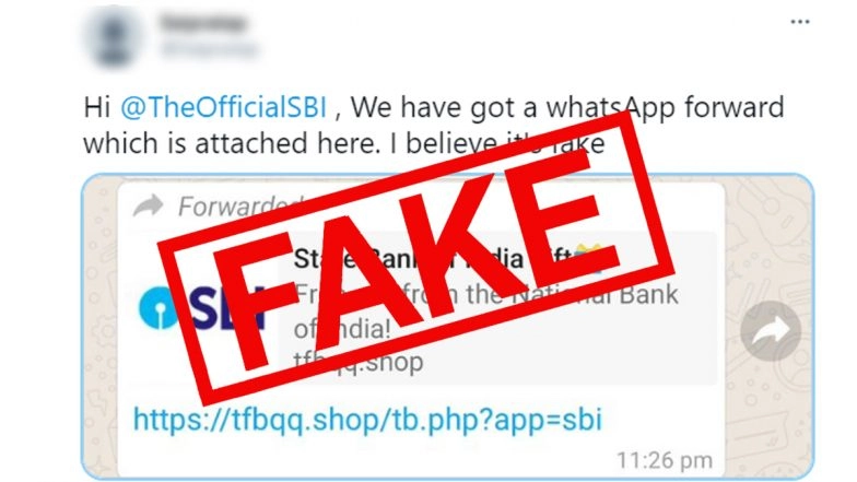 SBI Free Gifts Message Making Rounds On Social Media, Bank Warns 