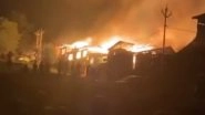 Jammu And Kashmir Fire: 30 Families Left Homeless Due to Blaze That Erupted in Noorbagh Area of Baramulla