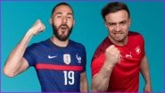 France vs Switzerland, UEFA Euro 2020 Live Streaming Online & Match Time in IST: How to Get Live Telecast of FRA vs SUI on TV & Free Football Score Updates in India