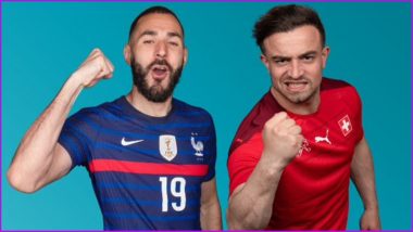 France vs Switzerland, UEFA Euro 2020 Live Streaming Online & Match Time in IST: How to Get Live Telecast of FRA vs SUI on TV & Free Football Score Updates in India