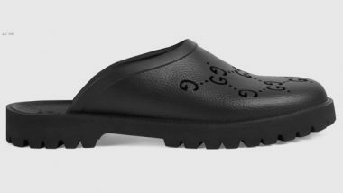 Lifestyle News | Perforated Rubber Sandals for Almost Rs 40,000. Would You Buy This Gucci?