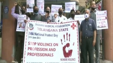 India News | IMA Holds Nationwide Protest Seeking Central Law to Protect Doctors Against Violence