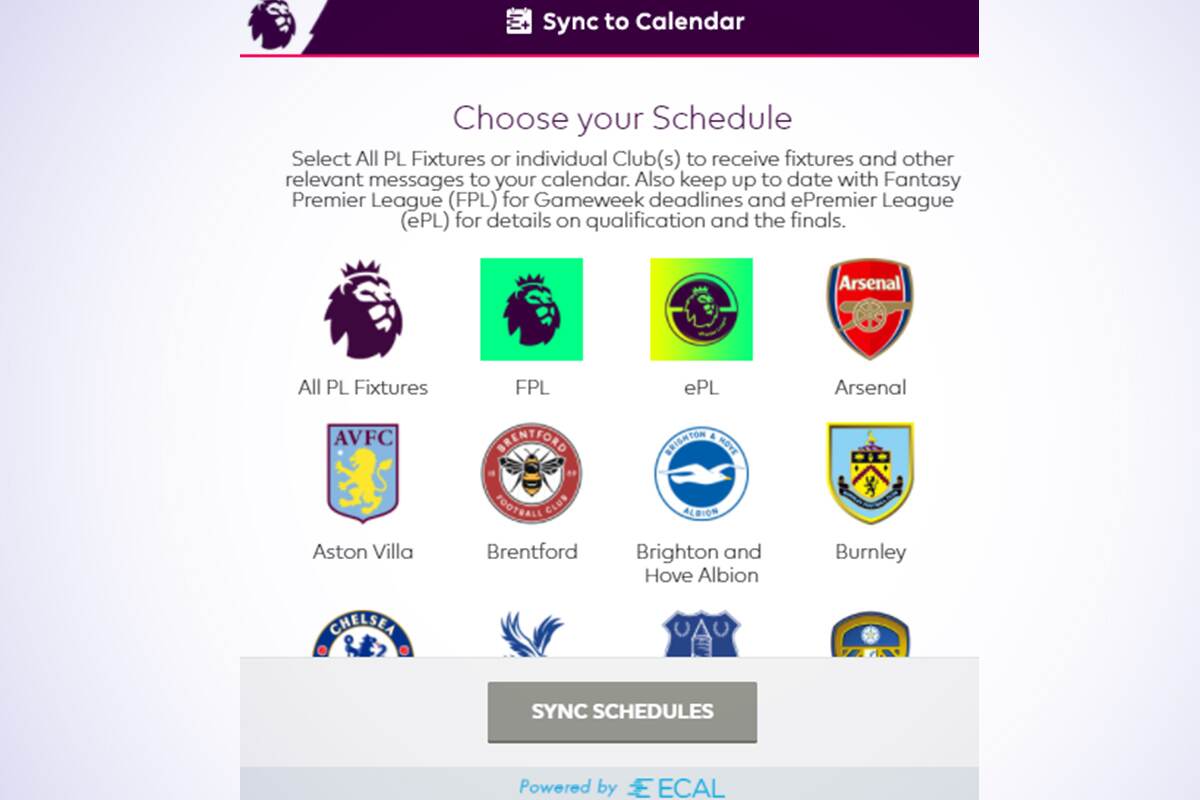 Premier League 202122 Fixtures & Live Matches Time Table Alerts How