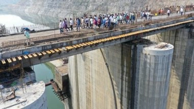 India News | Polavaram Project: Godavari Water Released to Delta Through Spillway
