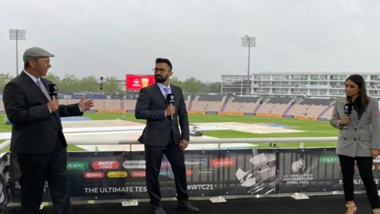 Dinesh Karthik Thanks Fans for their Response After His Debut in Commentary Box During WTC 2021 Finals (Watch Video)