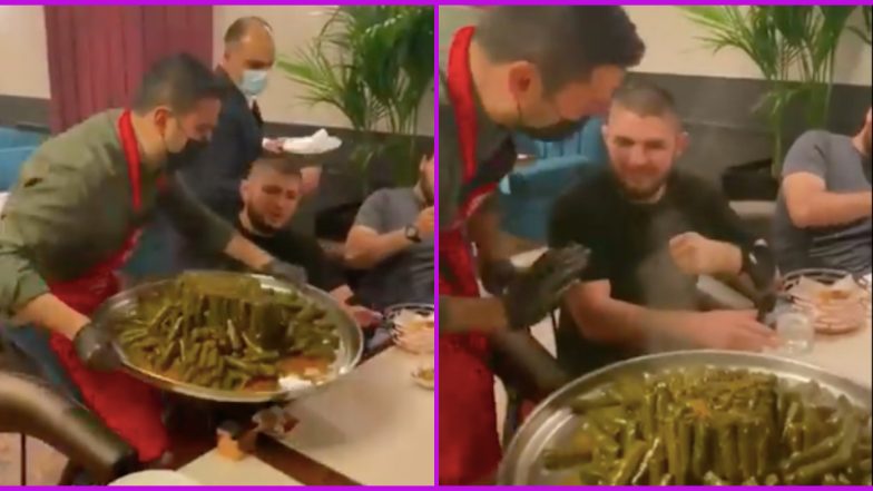 Khabib Nurmagomedov Finally Stops Falling for a Prank After Being Tricked by Chef Burak Ozdemir Many Times in the Past (Watch Viral Video)