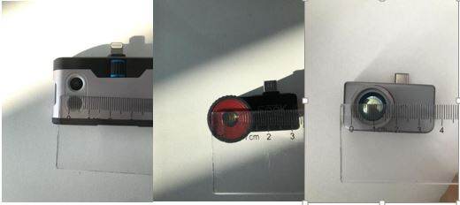 Lens Size - FLIR One Pro, Seek Compact Pro, InfiRay T3S