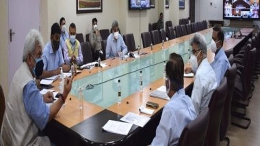 India News | J-K Lt Governor Reviews COVID-19 Containment Measures, Directs Officials to Vaccinate 45+ Age Group by June End