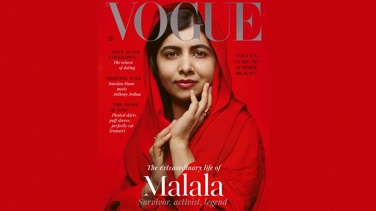 Youngest Nobel Prize Winner Malala Yousafzai Stuns In July Cover of British Vogue (See Pic)