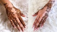 Vat Purnima 2021 Mehndi Designs: Easy Arabic, Indian Henna, Floral Trail Mehandi Patterns to Apply on Hands for the Auspicious Festival