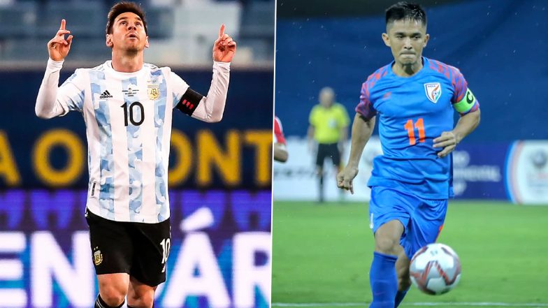 With a brace against Bolivia, Lionel Messi surpasses Sunil Chhetri in international goalscorer's list