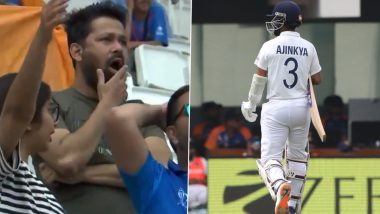 Here is the New Meme Material! Indian Fan's Hilarious Reaction To Ajinkya Rahane's Dismissal In WTC Final 2021 Goes Viral (Watch Video)