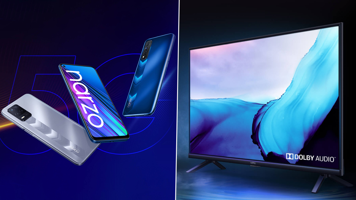 Realme Narzo 30 5G, Narzo 30, Buds Q2 & 32-inch Smart TV Launching Today in India; Watch LIVE Streaming Here