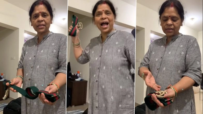 Desi Mother's Reaction to Daughter Buying Gucci Belt Worth Rs 35,000 Goes Viral, Video Has Netizens Amused (Watch)