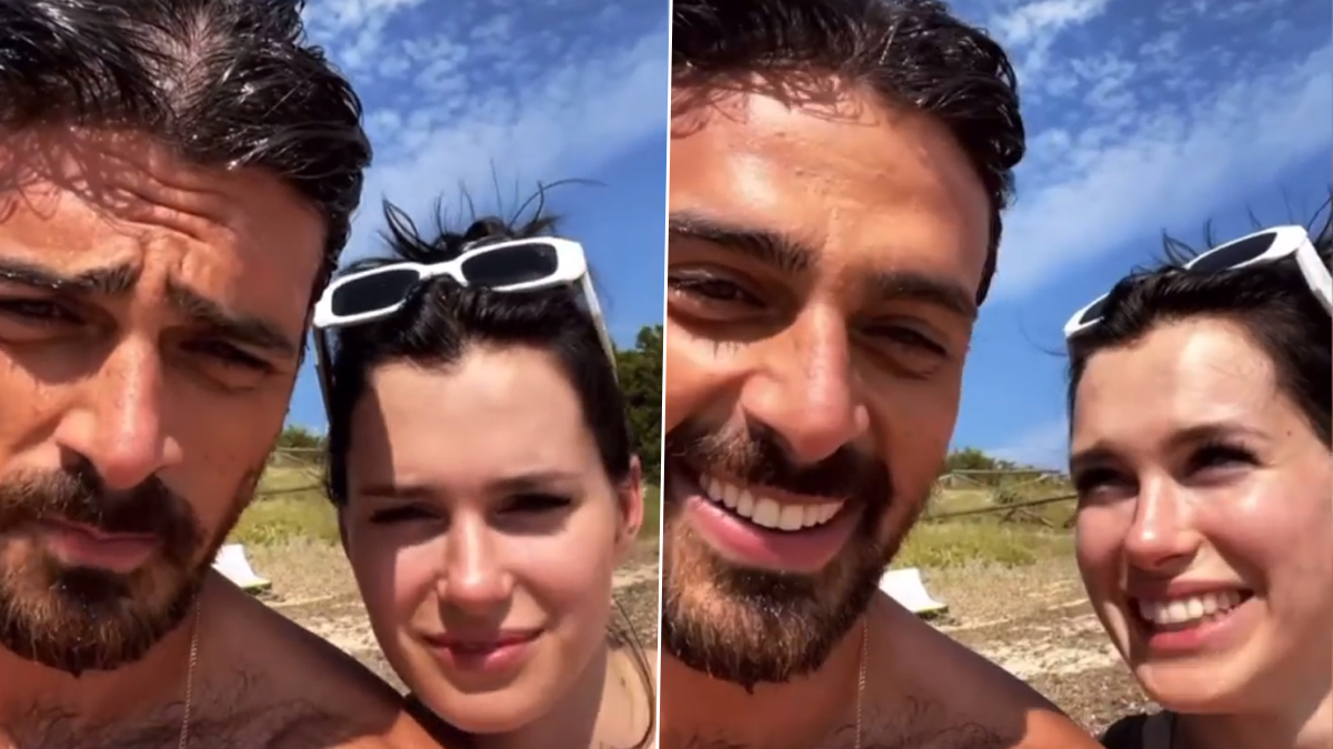 A Shirtless Michele Morrone Wishes His 365 Days Co star Anna Maria