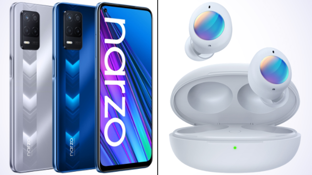 Realme Narzo 30 5G & Realme Buds Q2 To Go on First Sale Today at 12 Noon, Check Prices & Exciting Offers Here