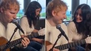 Grammy-Winning Singer Ed Sheeran, Courteney Cox Collaborating on Music Video? - WATCH