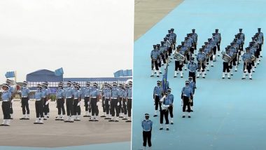 Combined Graduation Parade Underway at Indian Air Force Academy in Hyderabad's Dundigal (Watch Video)