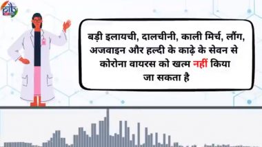 Can COVID-19 be Cured by Consuming Kadha of Black Cardamom, Cinnamon, Black Pepper? Misleading Audio Message Goes Viral; PIB Fact Check Reveals Truth