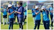Mithali Raj Hands Over Test Cap to Debutants Sneh Rana, Shafali Verma, Deepti Sharma, Taniya Bhatia & Pooja Vastrakar (See Pics)