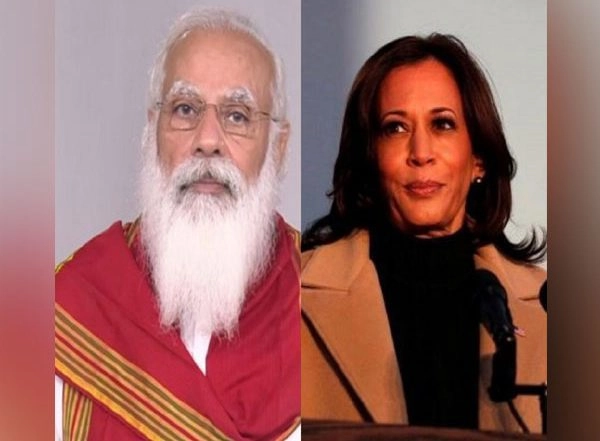 World News | In Call with Kamala Harris, PM Modi Appreciates US Assurance of COVID-19 Vaccines Supplies to India