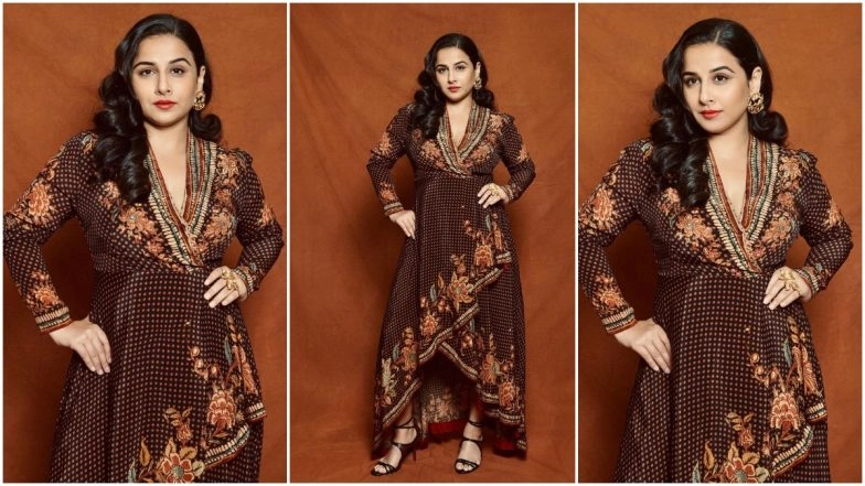 Yo or Hell No? Vidya Balan in Ritu Kumar for Sherni Promotions