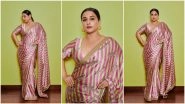 Vidya Balan Spins Neon Magic With Her Traditional Six Yards for 'Sherni' Promotions
