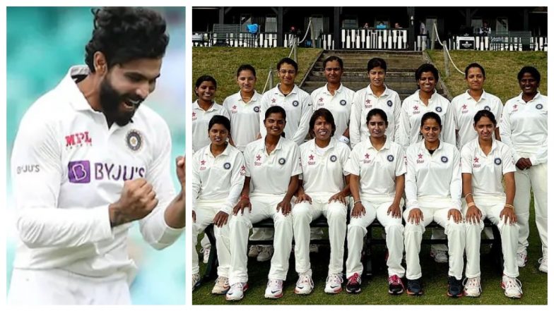 Ravindra Jadeja Cheers For Indian Women's Cricket Team Ahead of Their One-Off Test Match 2021 Against England (See Post)