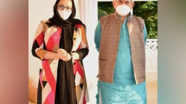 India News | Member of Afghanistan Parliament Calls on J-K Lt Governor