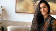Shraddha Kapoor Surprises Fans With a Singing Session, Shares a Video While Crooning to &lsquo;Sun Saathiya&rsquo; (Watch Video)