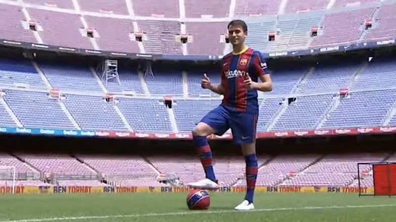 Barcelona Unveil Eric Garcia As Defender Joins From Manchester City On Free Transfer