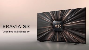 Sony Bravia XR A80J OLED Smart TV Series Launched in India