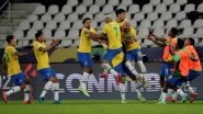 How to Watch Brazil vs Peru, Copa America 2021 Live Streaming Online in India? Get Free Live Telecast Of South American Championship Match Score Updates on TV