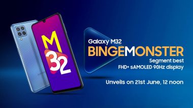 Samsung Galaxy M32 India Launch Confirmed for June 21, 2021; Check Expected Prices, Features & Specifications