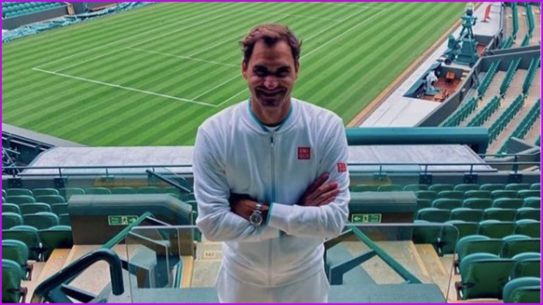 Roger Federer Posts Picture from All England Club Ahead of Wimbledon 2021 Main Draw (See Photo)