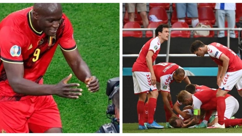 Euro 2020: Romelu Lukaku Dedicates His Goal & Belgium’s Win Against Russia To Inter Milan Teammate Christian Eriksen (Watch Videos)