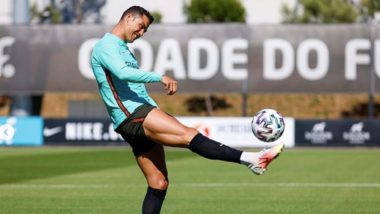 Cristiano Ronaldo Prepares for Spain vs Portugal Euro 2020 Friendly Football Match (See Pics)