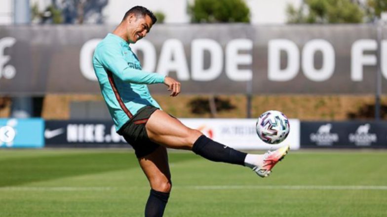 Cristiano Ronaldo Prepares for Spain vs Portugal Euro 2020 Friendly Football Match (See Pics)