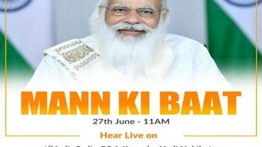 India News | PM Modi to Address Mann Ki Baat Today