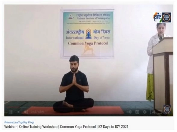Yoga Day 2021: Centre Holds Marathon 100-Day Online Streaming Yoga Workshop Series