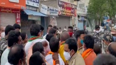 India News | Andhra Police Detains BJP Leaders, Workers During Protest Against Setting Up of Tipu Sultan's Statue