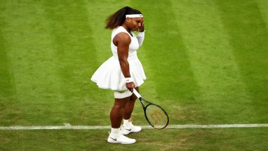 Serena Williams In Tears After Injury Forces Her To Retire from 1st Round of Wimbledon 2021 (Watch Video)