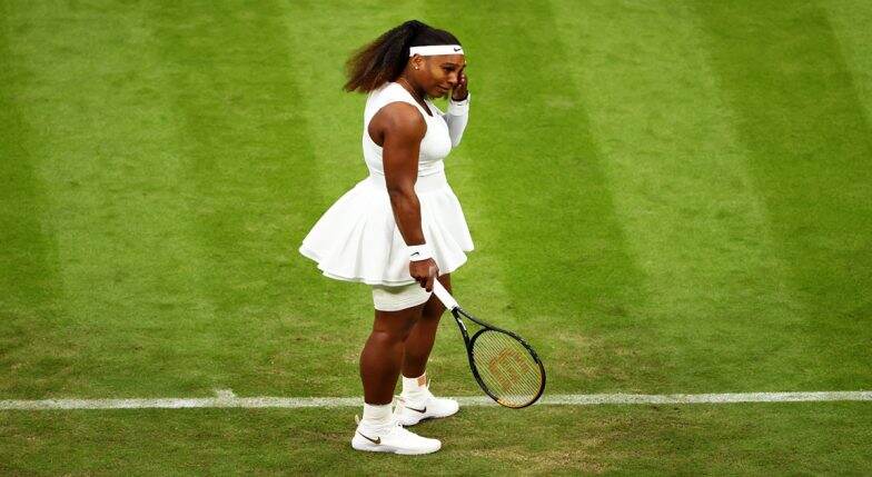 Serena Williams Breaks Down As Injury Forces Her To Retire From Wimbledon 2021 1st Round 