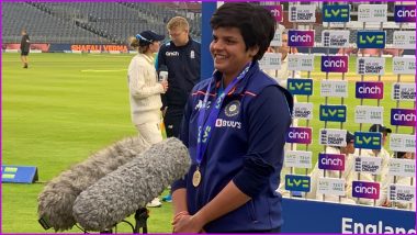 Shafali Verma Wins Player of the Match Award After England Women vs India Women Ends in a Draw