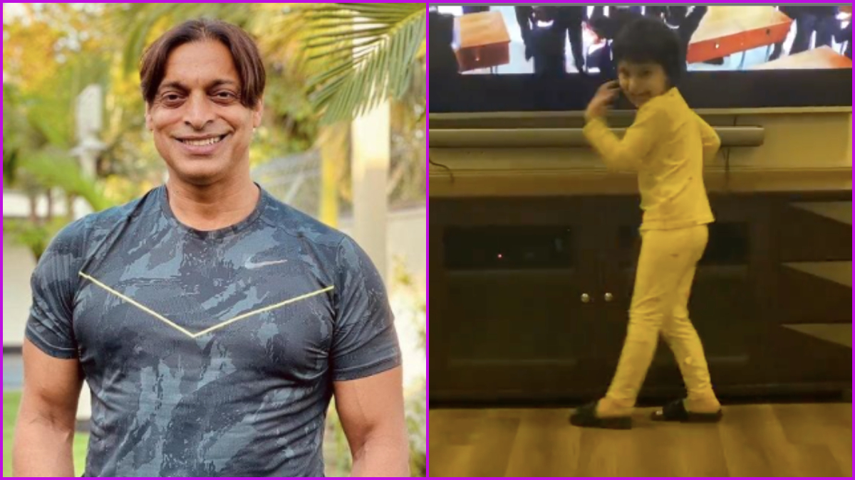 Shoaib Akhtar’s Son Dances to Bum Bum Bole Song, Former Pakistan Bowler Praises Bollywood Actor Aamir Khan for his Work (Watch Video)