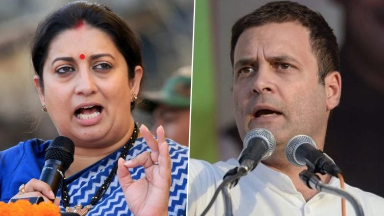 Smriti Irani Takes a Dig at Congress Leader Rahul Gandhi, Calls Him ‘Gyani Baba’