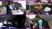 In-Flight Video: BCCI Captures Team India&rsquo;s Journey to England for ICC WTC Final