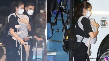 Virat Kohli And Anushka Sharma Leave For UK Along With Daughter Vamika For World Test Championship Final (View Pics)